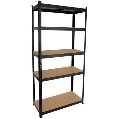Scaffalatura metallica modulare Thinia Home con 5 ripiani 875 kg 90x40x180 cm