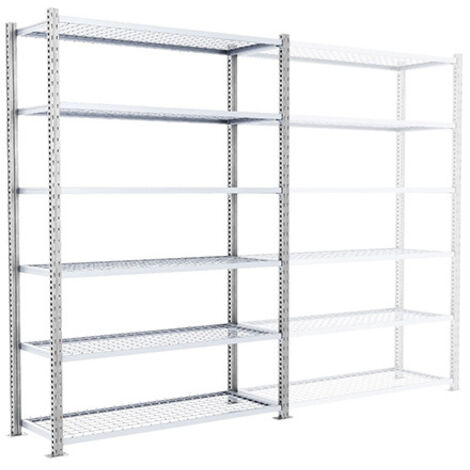 Scaffalatura standard Sprinkler - 6 livelli - Elemento successivo - LxHxP: 1000x2500x500mm - Utilizzabile solo con un modulo iniziale - RAYOSPR/251040/S