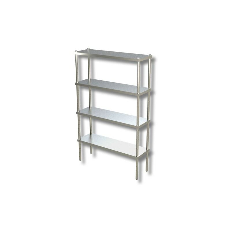 Scaffale 170x60x200 scaffalatura 4 ripiani lisci