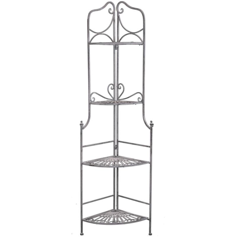 Portasciugamani In Ferro Per Interno/Esterno - Bianco 44x34x90 Cm - Foto 7