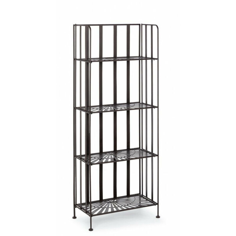 Giordanoshop - Scaffale 4 Ripiani Ray Marrone