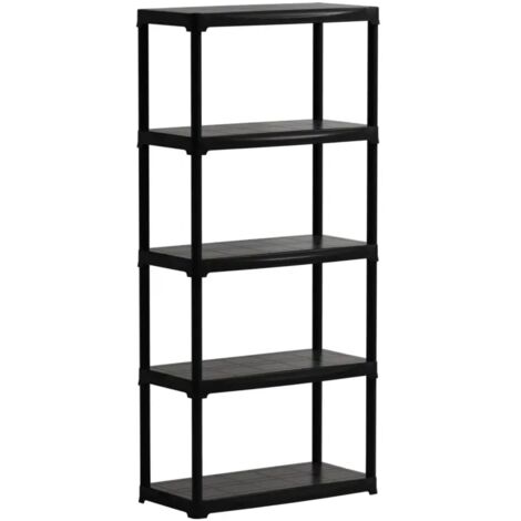 MAIOL scaffale 5 ripiani artplast in resina, 80x40x176 cm