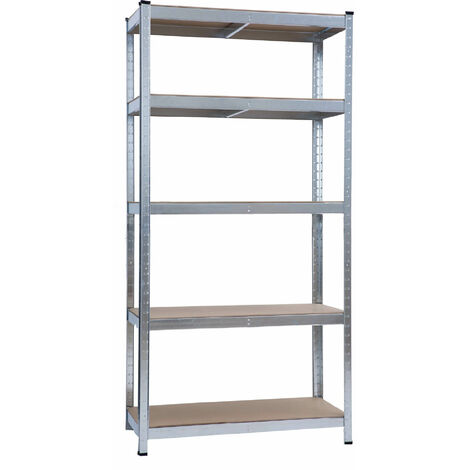 Scaffale in Acciaio Cromato 4 Piani 60x35x120cm Fumer Iron Rack