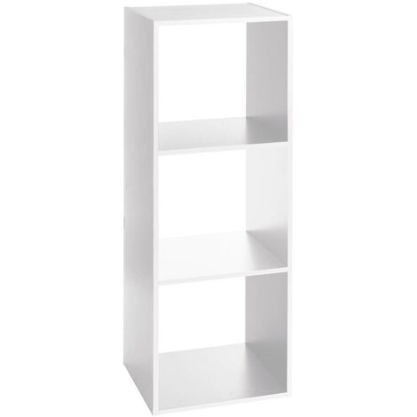 Scaffale a colonna a 3 scomparti mix n modul bianco - 5five