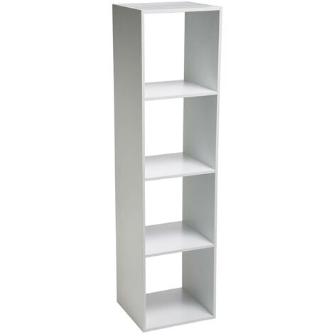 Scaffale a colonna a 4 scomparti mix n modul bianco - 5five