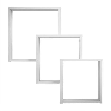 Scaffale a muro con 3 scomparti L64 cm - Fibi