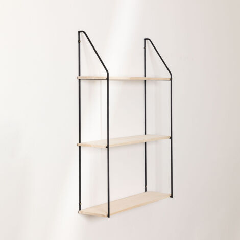 Scaffale a muro in acciaio e legno Arison SKLUM            