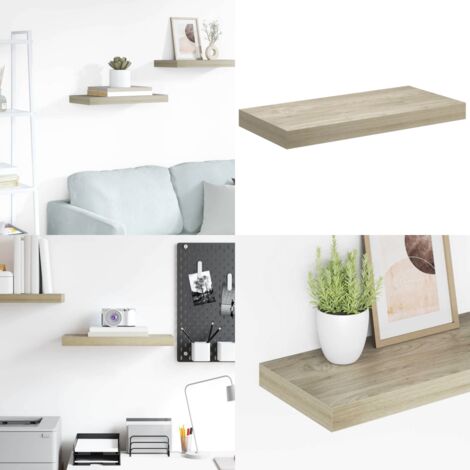 Scaffale a Parete Rovere 40x23x3,8 cm in MDF - Scaffale a parete - Supporto espositivo