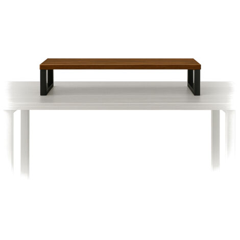 Scaffale basso, marrone scuro, tavolino da caffè, 90x20x10 VP14 Begryf