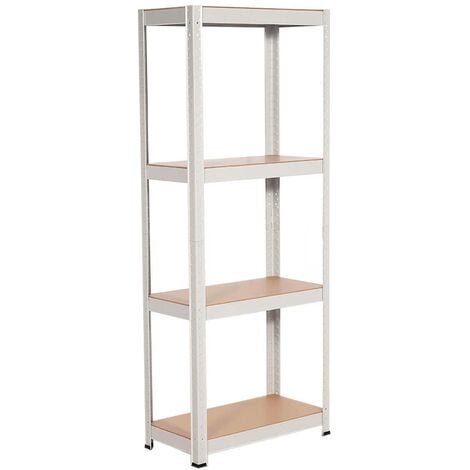 ETAGERE Libreria scaffale ferro bianco home 3 mensole piani 40x25 h124  shabby » Mamocek