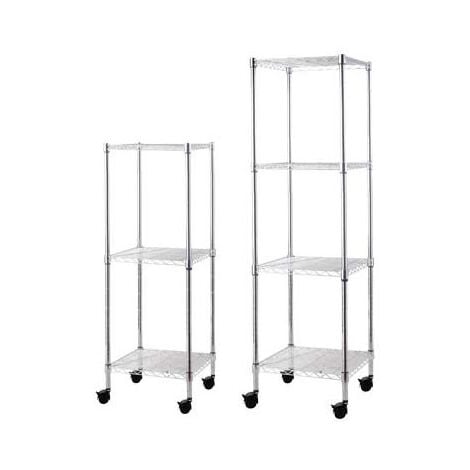 Scaffale Brixo Manhattan 3P Altezza 90 Centimetri con Ruote