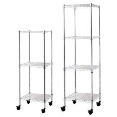 Scaffale Brixo Manhattan 3P Altezza 90 Centimetri con Ruote