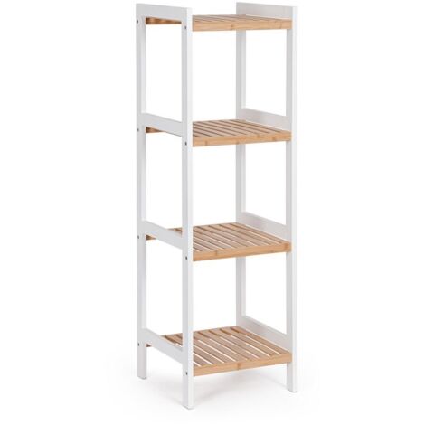 Scaffale "Brooklyn" struttura in bambù e ripiani in MDF per interno