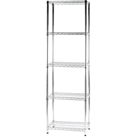 Scaffale cinque ripiani 35 x 60 H. 200