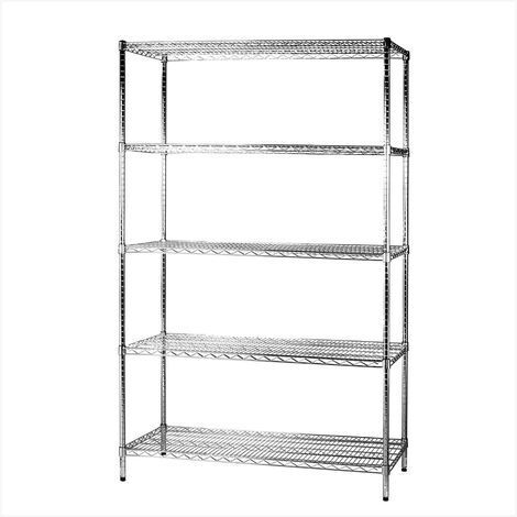 Scaffale cinque ripiani 60 x 120 H. 200