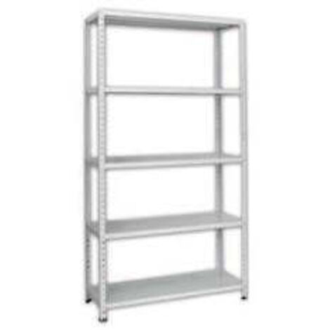 Scaffale componibile in kit unishelf 80x40 cm - angolari esterni 2 mt