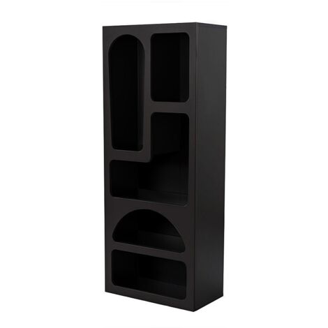 Scaffale con 5 nicchie Nero  - LUELA