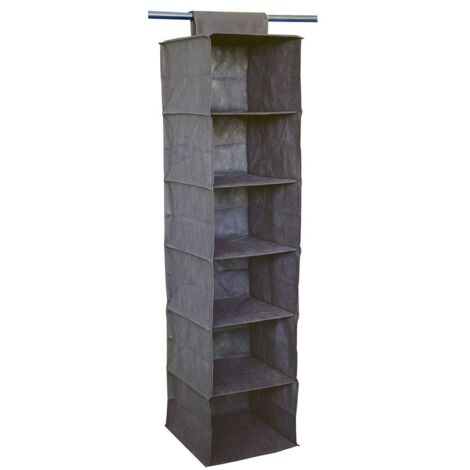 Scaffale con 6 ripiani 30x30x120 cm in tessuto non tessuto MONDEX