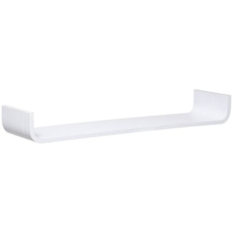 Scaffale curvo fixy bianco 80x20cm - 5five