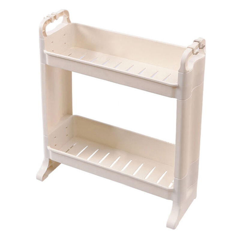 Scaffale da appoggio a 2 ripiani con gancio