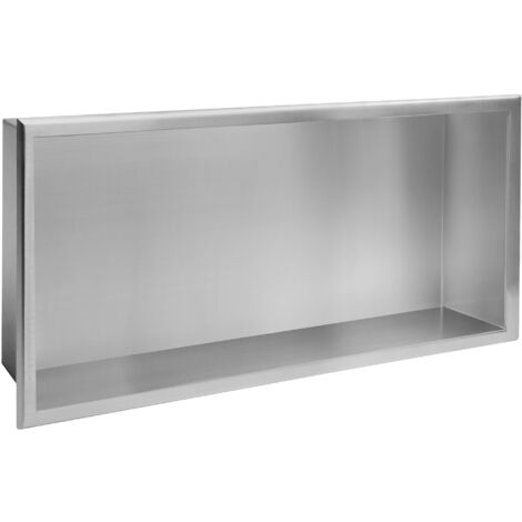 SCAFFALE da BAGNO REA 30X60 STEEL BRUSH