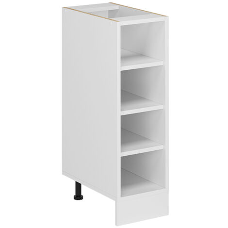 Scaffale Da Cucina Vicco R-line In Stile Quercia Dorata – Modulo 40 Cm, Senza Piano, Componibile