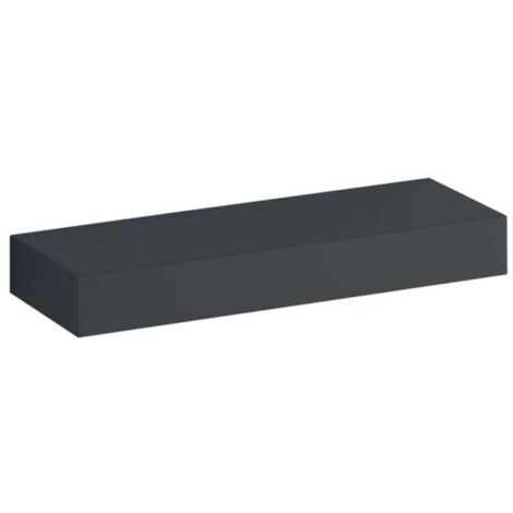 Scaffale da parete Geberit iCon: Larghezza 37 cm, Altezza 5 cm, Profondità 16,5 cm, Grigio vellutato / Laccato opaco