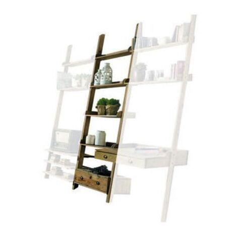 Scaffale da Parete in Pino Vecchio 4 Ripiani 1 Cassetto Guarnieri Timo