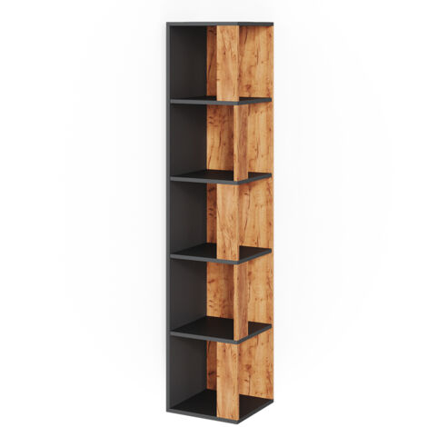 Waigg Kii Scaffale angolare da cucina a 3 livelli, organizer per angolo  cucina, in metallo, per ufficio studio (24 x 25 x 18 cm, nero) : :  Casa e cucina