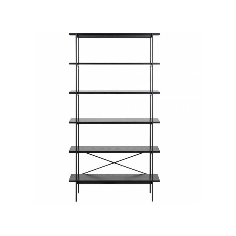 Scaffale HALO colore nero stile industriale actona...
