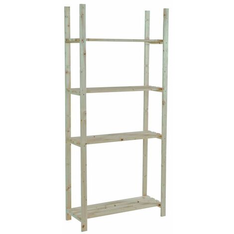 Scaffale in Abete 4 Ripiani 1750 x 800 x 300 mm