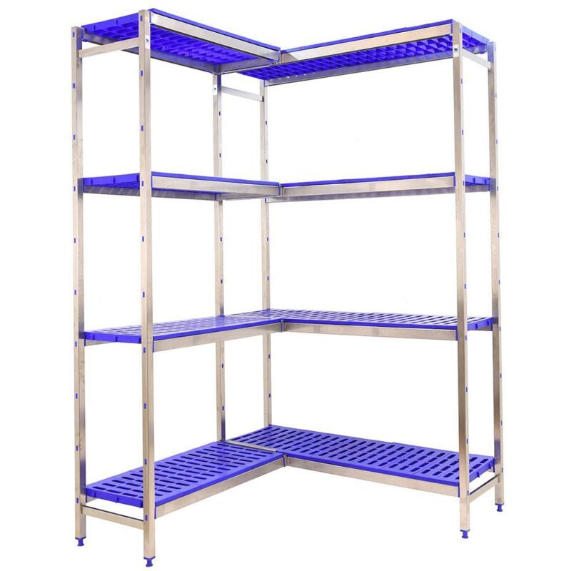 Simonrack Simoninox scaffale metallico in acciaio inox blu 2000x1360 mm