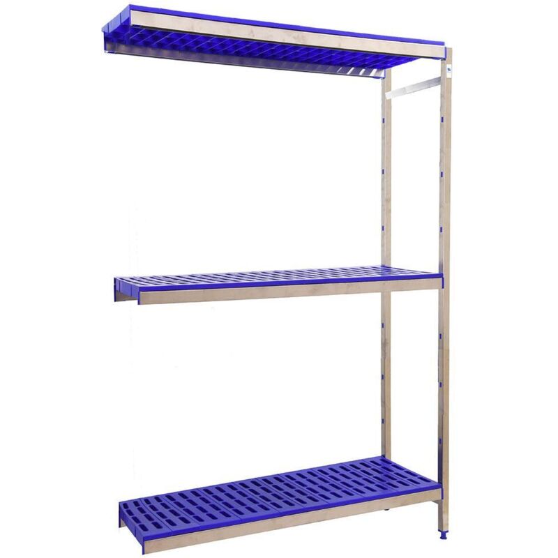 Simonrack Simoninox mensola in acciaio inox blu 160 cm