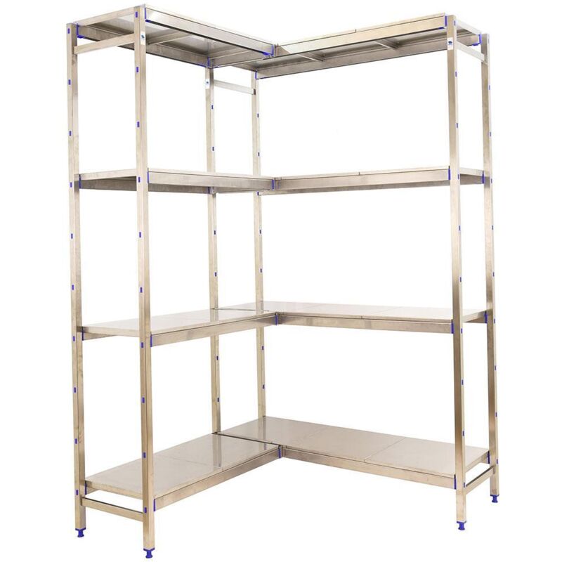 Simonrack Corner 4SS scaffale in acciaio inox