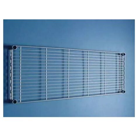 scaffale in cromo - 90x35cm