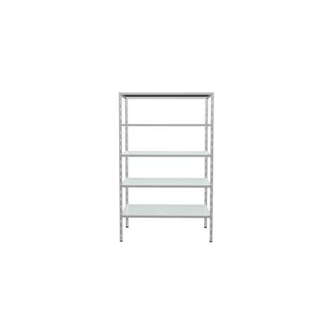 Scaffale In Kit 5 Piani A Incastro Zincato - 5 ripiani cm.100x40x186h.