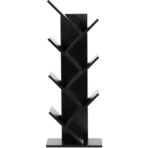 Scaffale in Legno - Design Moderno - Bluey Nero - MDF