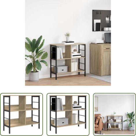 Scaffale in legno -  Libreria Rovere Sonoma 82 x 32 x 79 cm Legno multistrato