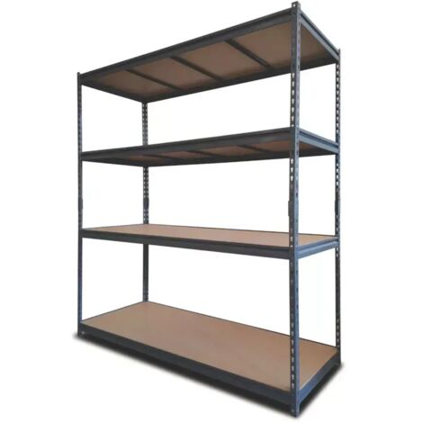 scaffale in metallo 4 ripiani easy sistem portata 1200 kg 180x60x180 cm