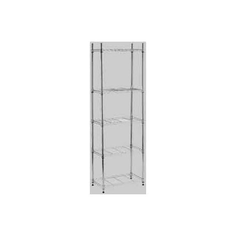 SCAFFALE IN METALLO CROMATO 3 ripiani - cm 60x35x90h