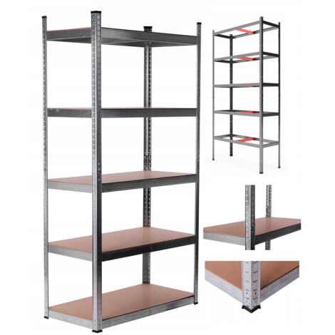 Scaffale in metallo per officina garage 5P 220x110x45