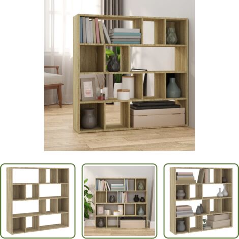 Scaffale -  Libreria/Divisorio Rovere Sonoma 105x24x102 cm