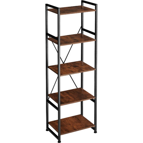 Tectake Scaffali da cucina Crawley 90x40x131,5cm - Legno