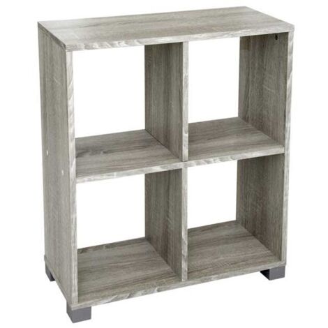Scaffale pensile libreria olmo 60 x24 x 68 con piedini
