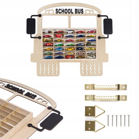 SCAFFALE PER AUTOBUS SCAFFALE PER HOT WHEELS MOLLE PER AUTO SCUOLABUS