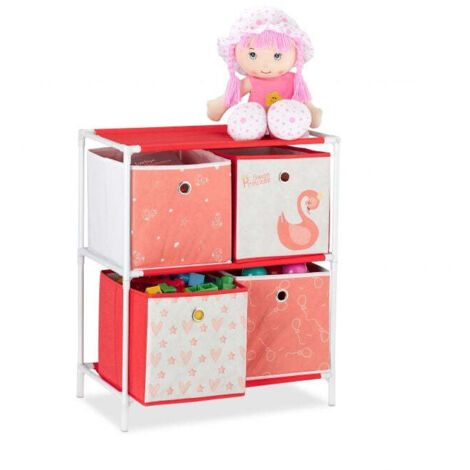 Scaffale per bambini swan con cassetti