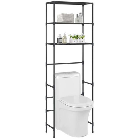 Scaffali Da Bagno Bagno Scaffale A Muro In Alluminio Nero Scaffale Da Bagno  Con Barretta Da Bagno Con Bar E Gancio Tovagliolo Shampoo Storage Kitchen Da  32,92 €