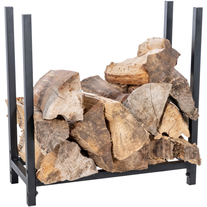 Rifugio Grande Per Legna Da Ardere 07 Con Parete Posteriore Colore Grigio In Pino Fsc Dimensioni 363 X 116 X 212 Cm L X P X A  107410