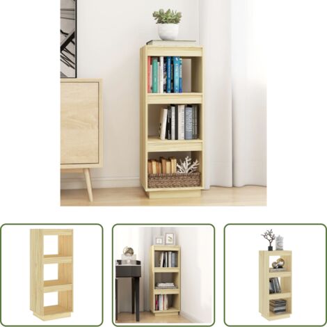 Scaffale per libri -  Libreria/Divisorio 40x35x103 cm in Legno Massello di Pino
