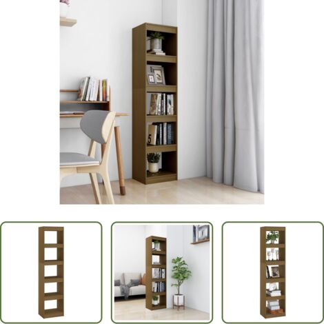 Scaffale per libri -  Libreria/Divisorio Ambra 40x30x167,5 cm in Massello di Pino